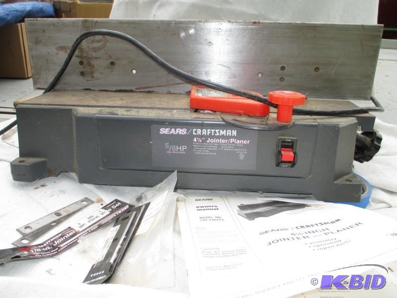 lot 106 image: Craftsman 4 18" joinerplaner...