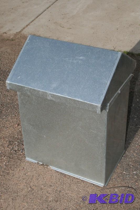 lot 143 image: Galvanized roof hood vent approx. ...