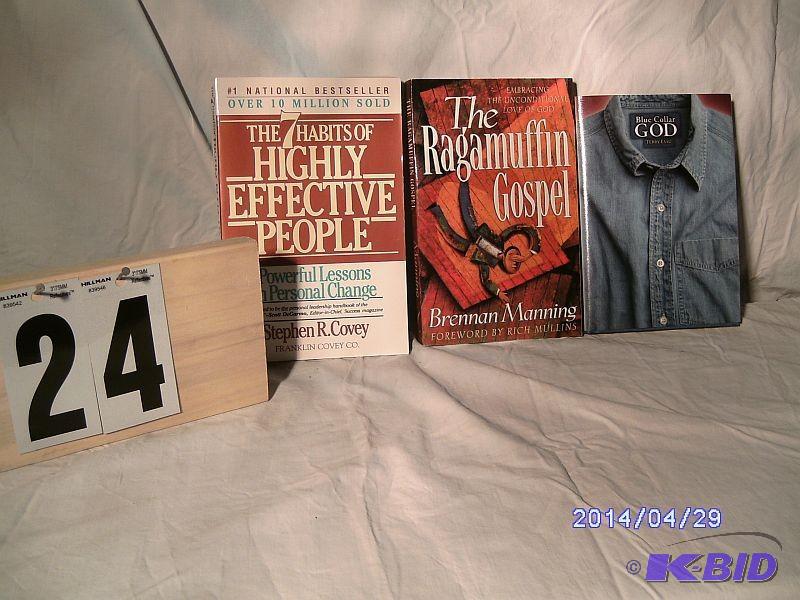 lot 24 image: Books - The 7 Habits of Highly Effe...