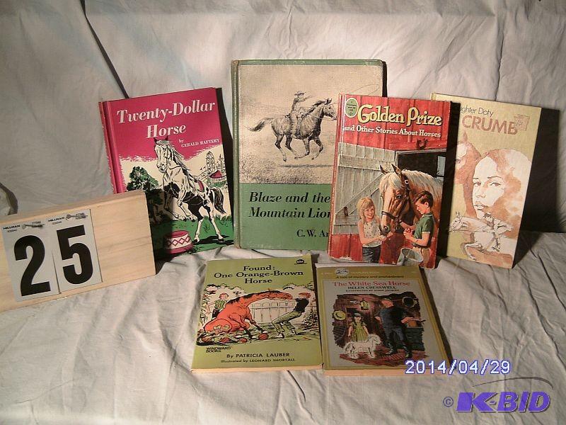 lot 25 image: Books about horses - Twenty-Dollar ...