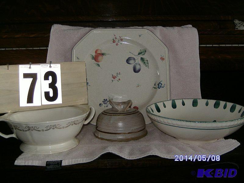 lot 73 image: Kitchen Misc. - 12" Plate 10&...