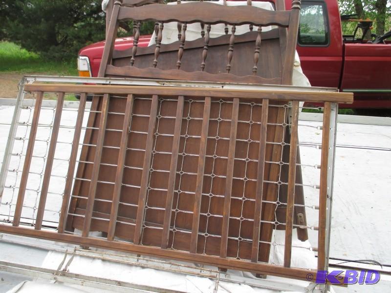 lot 83 image: Antique baby crib...