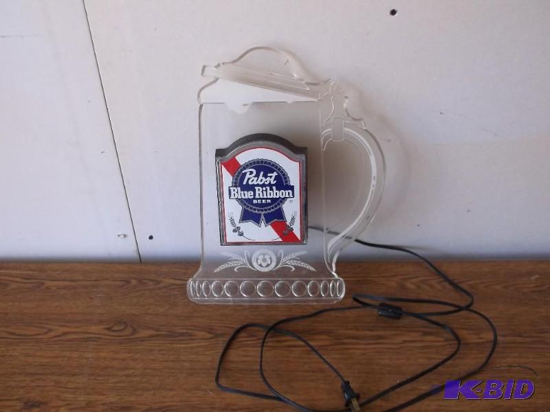 Pabst Blue Ribbon light measures 10...