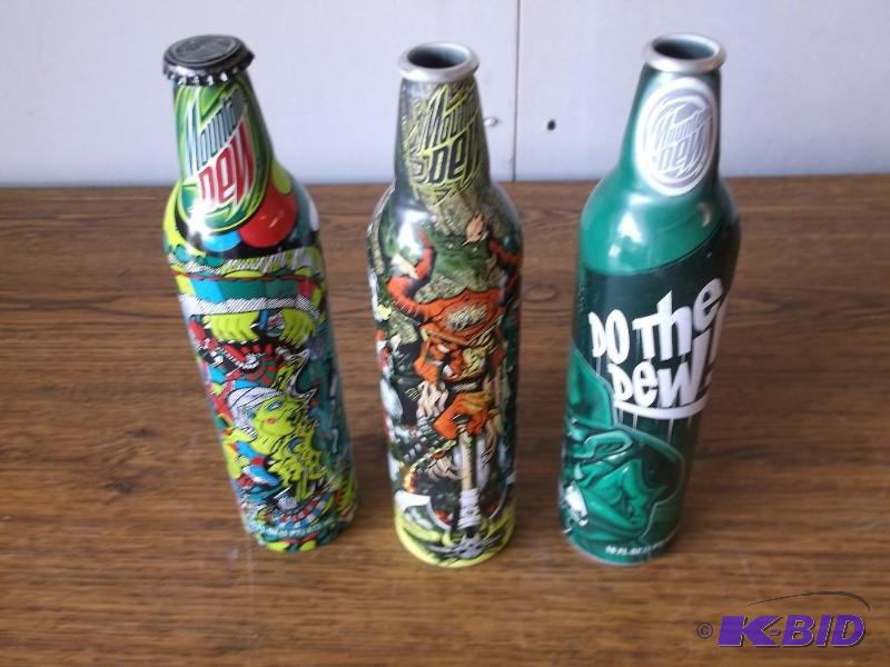3 Limited addition Mountain Dew alu...