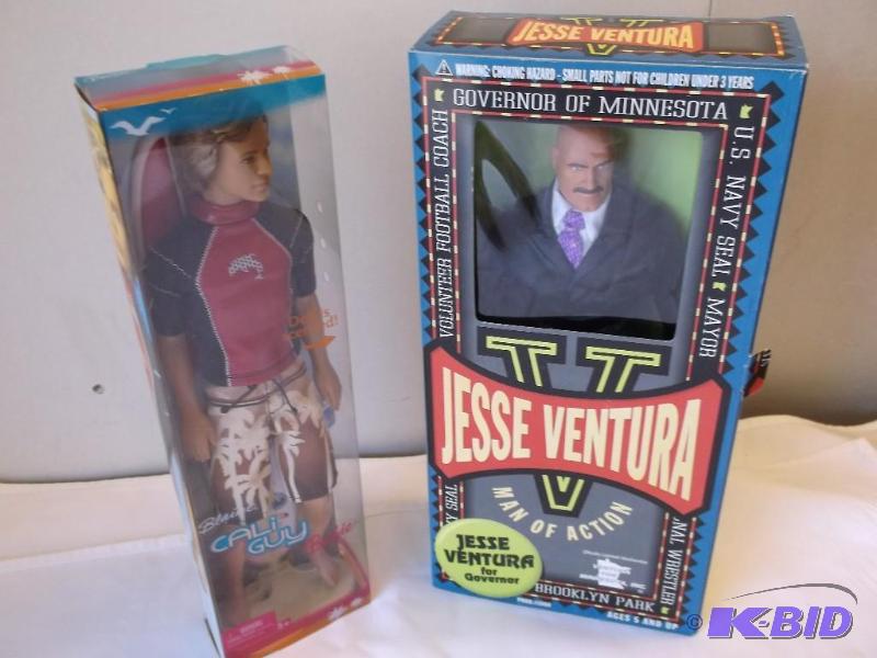 Jesse Ventura doll &amp Blaine Cal...
