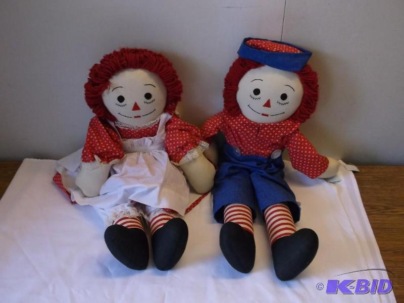 Raggedy Ann &amp Andy doll 24&quot...