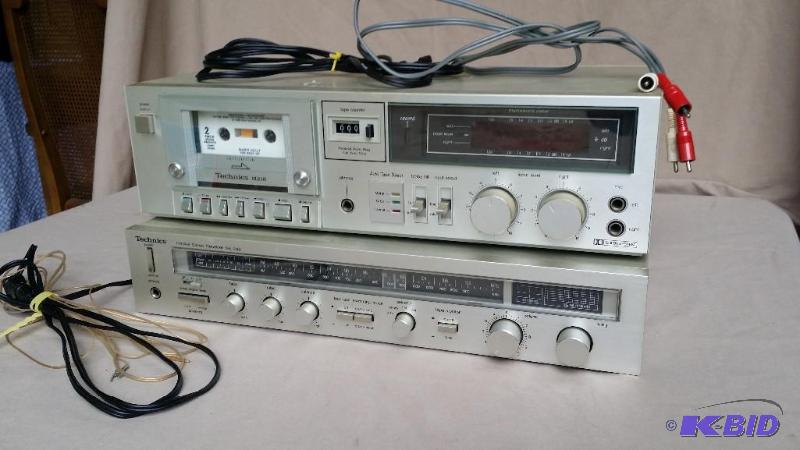 2 Technics stereo components untest...