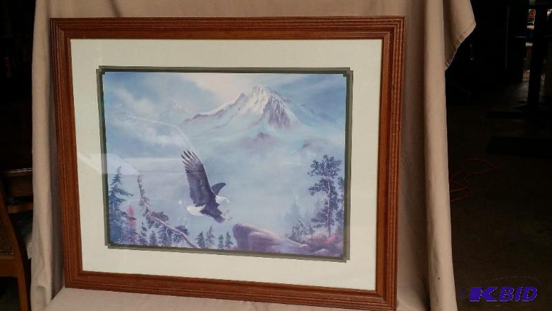 Signed&nbspHisako&nbspframed and ...