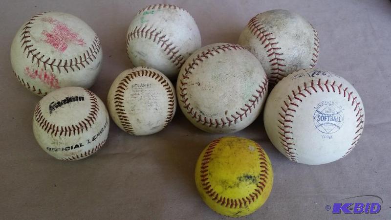 5 Softballs and 3 Baseballs...