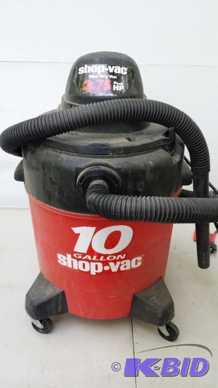 10 Gallon Shop Vac&nbsp2.75 peak H...