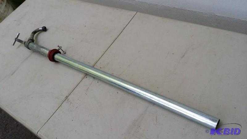 Barrel pump, works, stands 44&quot...