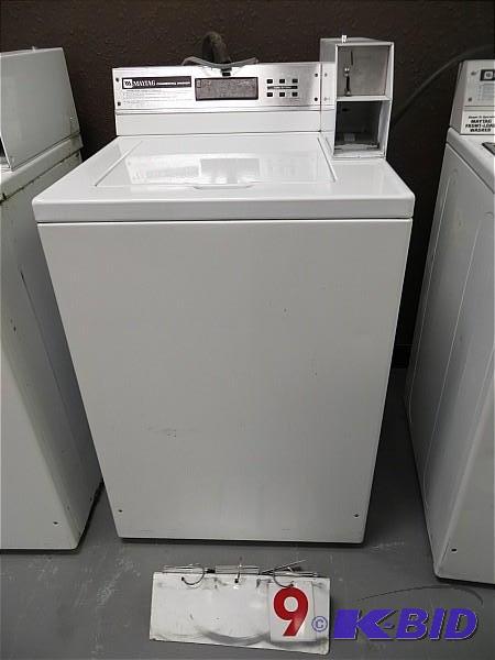 lot 9 image: Maytag Commercial Coin-operated Was...