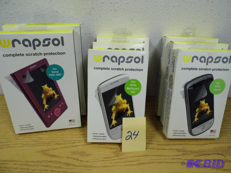 lot 24 image: Wrapsol Screen Protectors