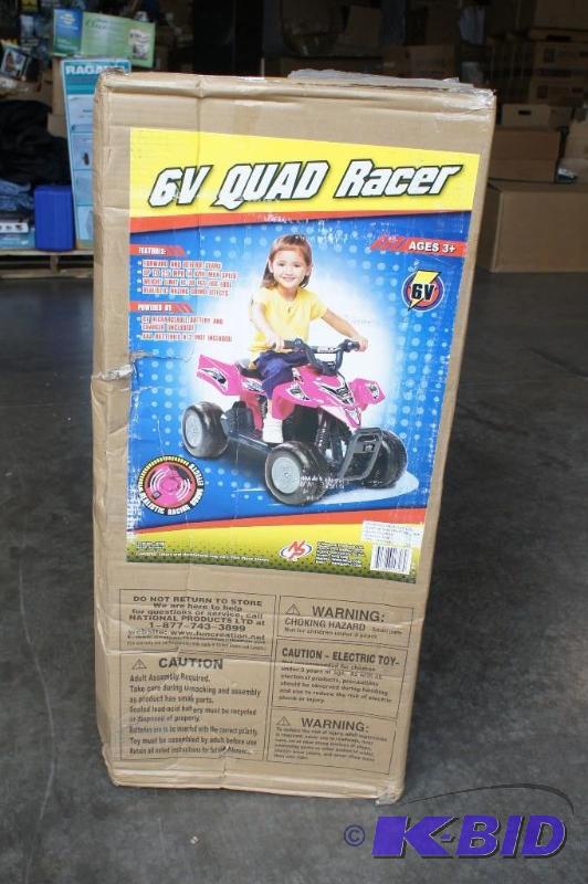 lot 13 image: Fischer Price 6 volt Quad Racer  u...