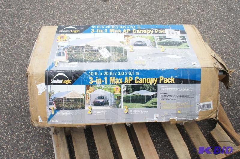 lot 16 image: Shelter Logic 3 in 1 Max AP Canopy ...