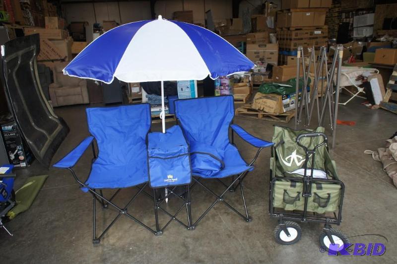 lot 2 image: Outdoor Spirit Two-Seat Lounge Chai...