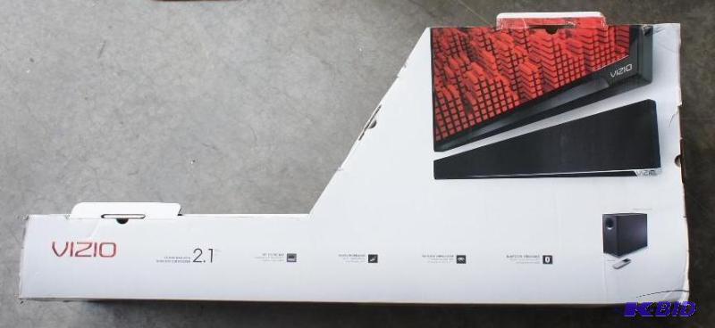 lot 25 image: Vizio Sound Bar with 2.1 Wirless Su...