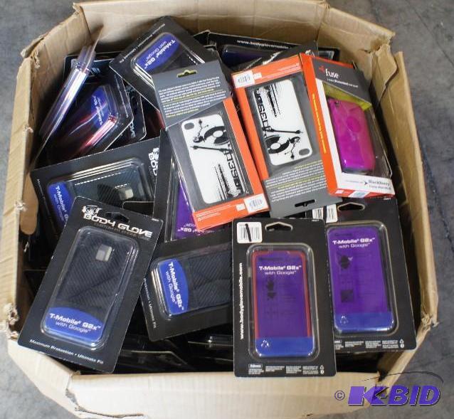 lot 32 image: Huge Lot of Body Phone Glove Cell P...
