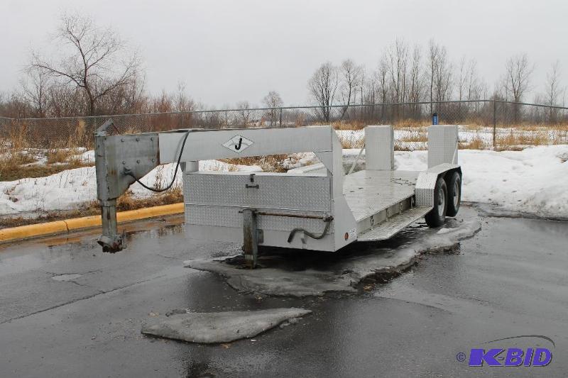 1987 Custom Aluminum J-Craft Gooseneck Trailer