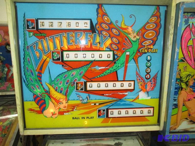 sonic butterfly pinball machine