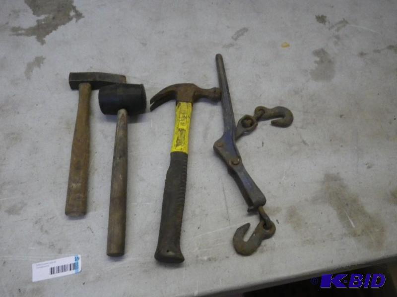 Hammers and chain binder...