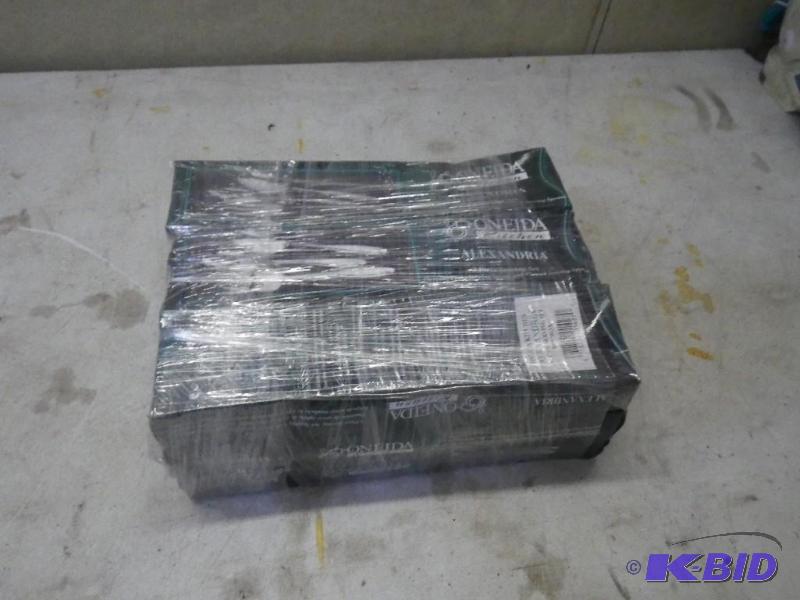 6 boxes of new Oneida silverware...