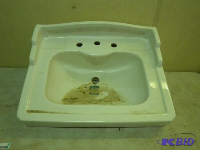 New pedestal sink top...
