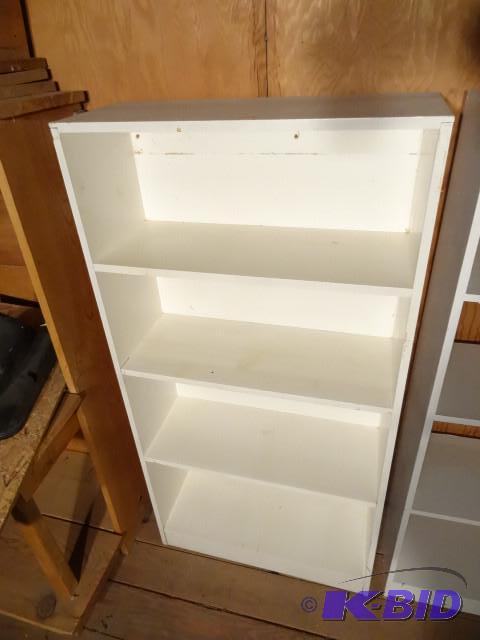 wood shelf unit. 24 x 9 x 48...