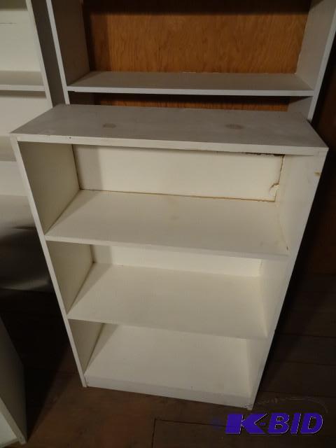 Wood shelf unit. 24 x 9 x 37...