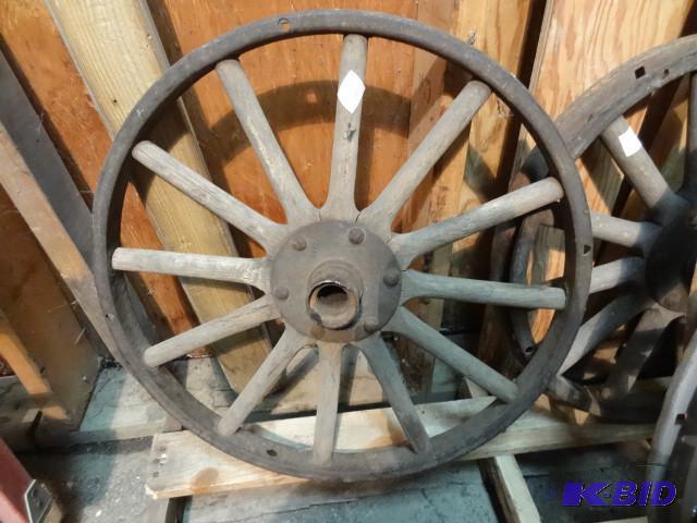 Model T wheel with wood spokes...