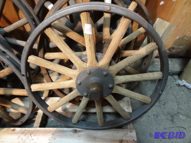 Model T wheel with wood spokes...