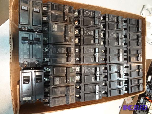 Box of misc circuit breakers. All 2...