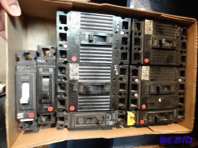 Box of molded case circuit breakers...