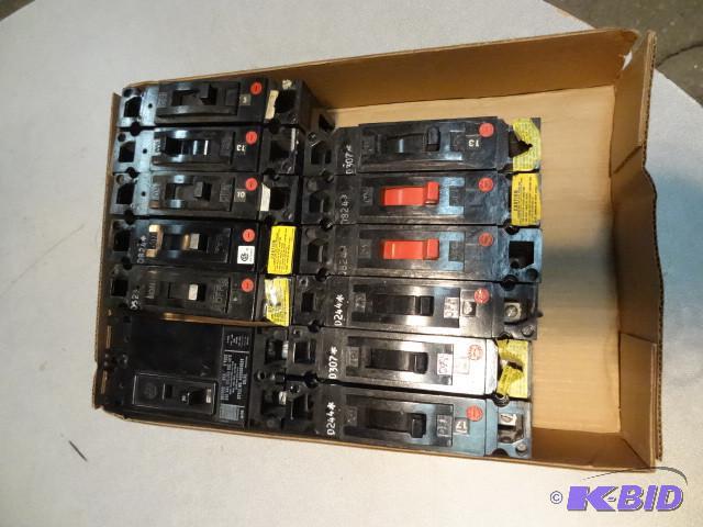 Box of molded case circuit breakers...