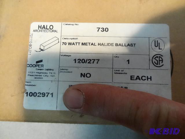 Halo 70 watt metal halide ballast. ...