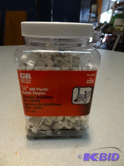 12 plastic jars of Gardner Bender P...