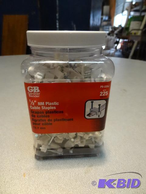 12 plastic jars of Gardner Bender P...