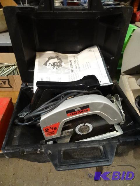 Craftsman skil saw with case 7 14...