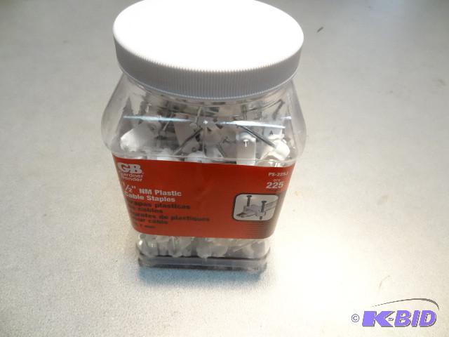 12 plastic jars of Gardner Bender P...