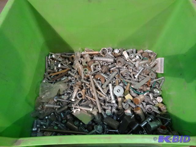 Bin with bolts and nuts...