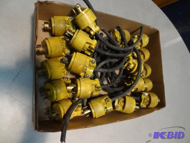 Box of twist lock cord connectors...