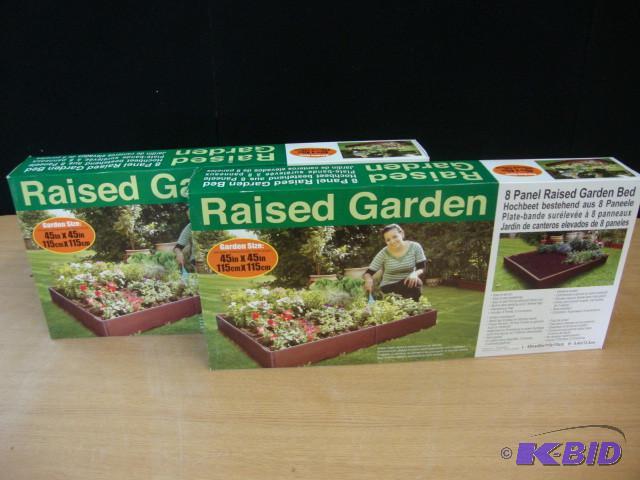 New 8-Panel Raised Gardens, Lot of ...