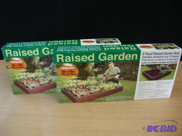 New 8-Panel Raised Gardens, Lot of ...