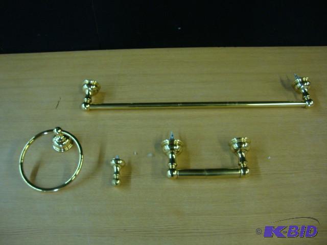 Polished Brass Bathroom Hardware...