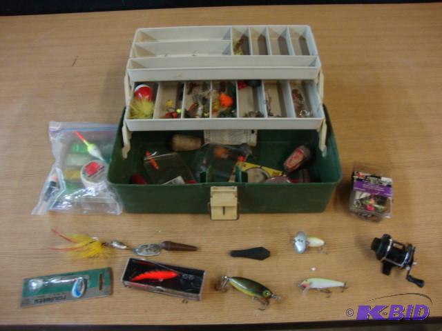 Tackle Box with Tackle, labeled Vin...