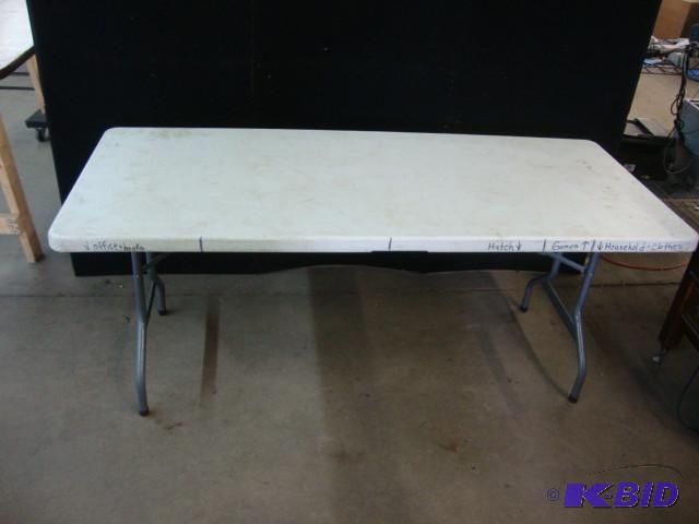 Lightweight Folding Table, 6ft long...