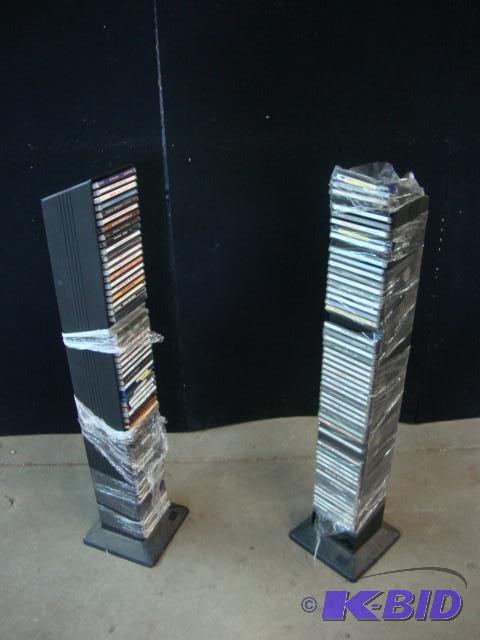 CD Tower Racks, lot of 2, full, mos...