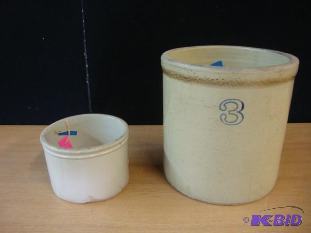Vintage or Antique Crocks, lot of 2...