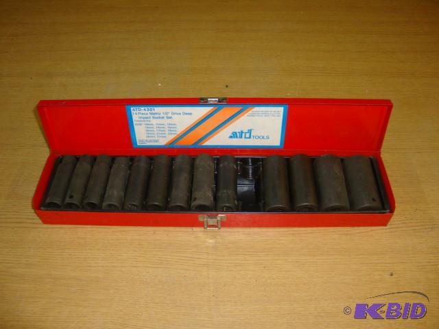 12in Drive Metric Impact Socket Se...