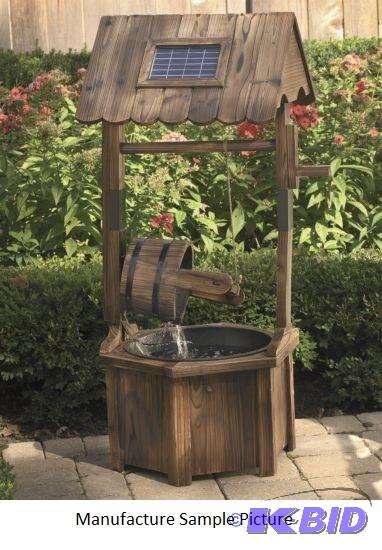 Solar Wishing Well Fountain -&nbsp...